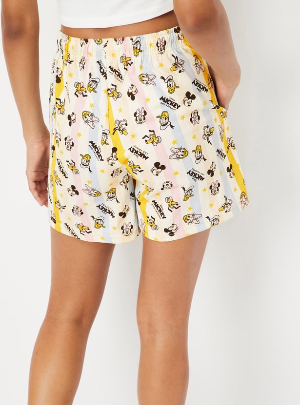 Women Character Print Shorts - Pack of 2