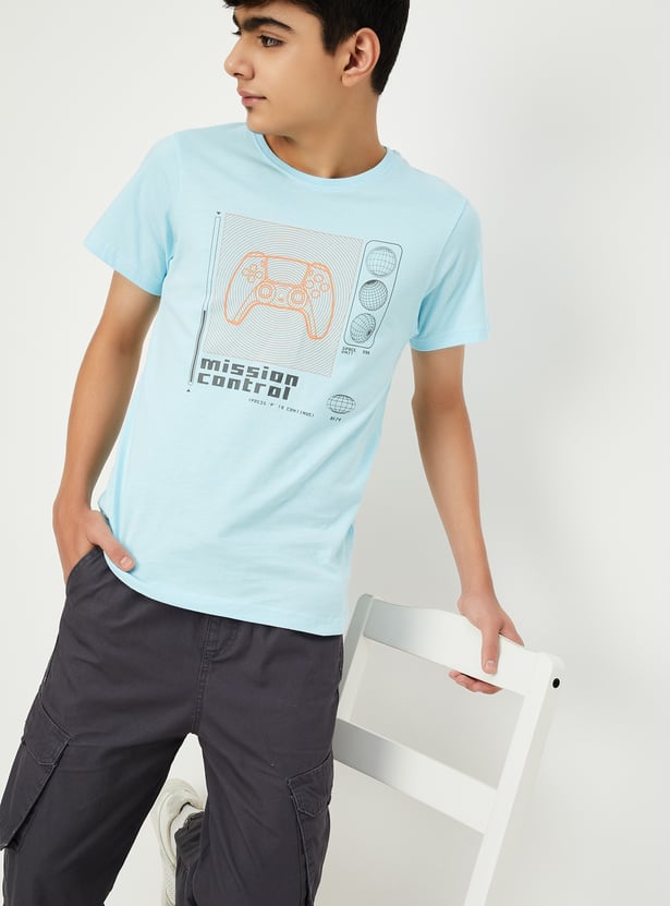 Boys Printed T-shirt - Pack of 2