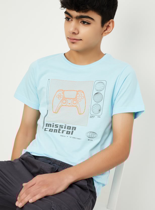 Boys Printed T-shirt - Pack of 2