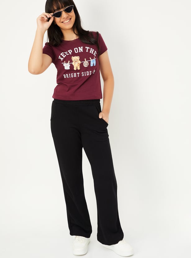 Girls Printed T-shirt - Pack of 2