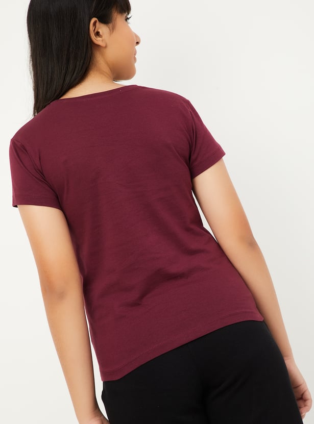 Girls Printed T-shirt - Pack of 2