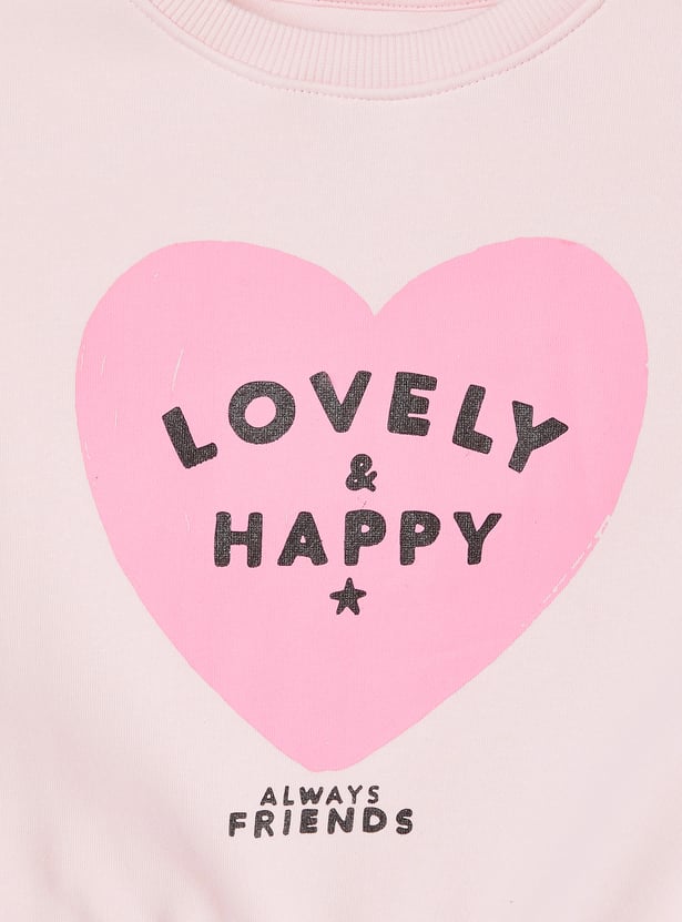 Girls Printed Sweatshirt - Pack of 2