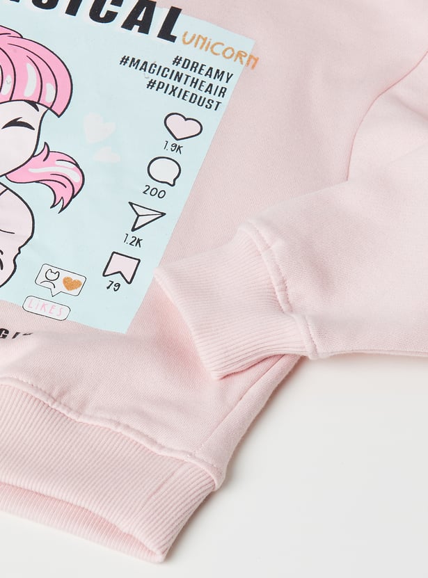 Girls Assorted Sweatshirt - Pack of 2