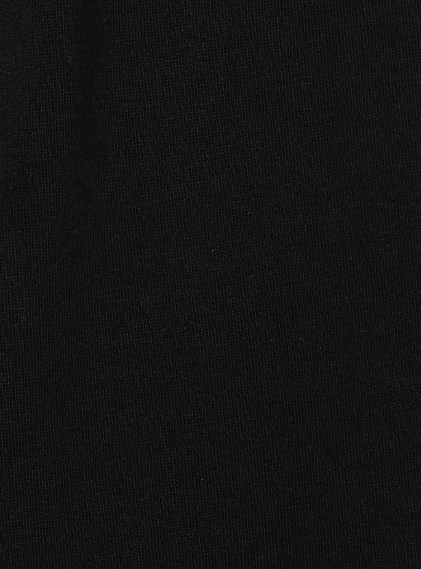 Girls Solid Joggers - Pack of 2