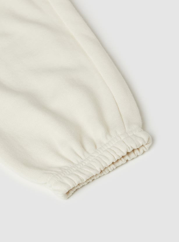 Girls Solid Joggers - Pack of 2