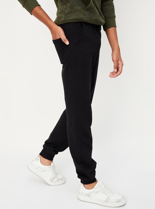 Buy Girls Solid Joggers - Pack of 2 Online at just Rs. 998.0