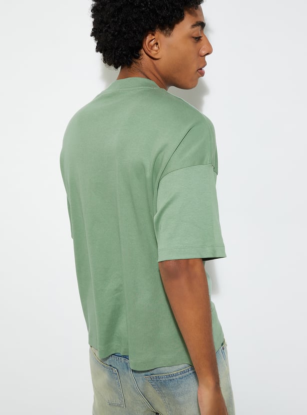 URB_N Men Solid Oversized T-shirt - Pack of 2