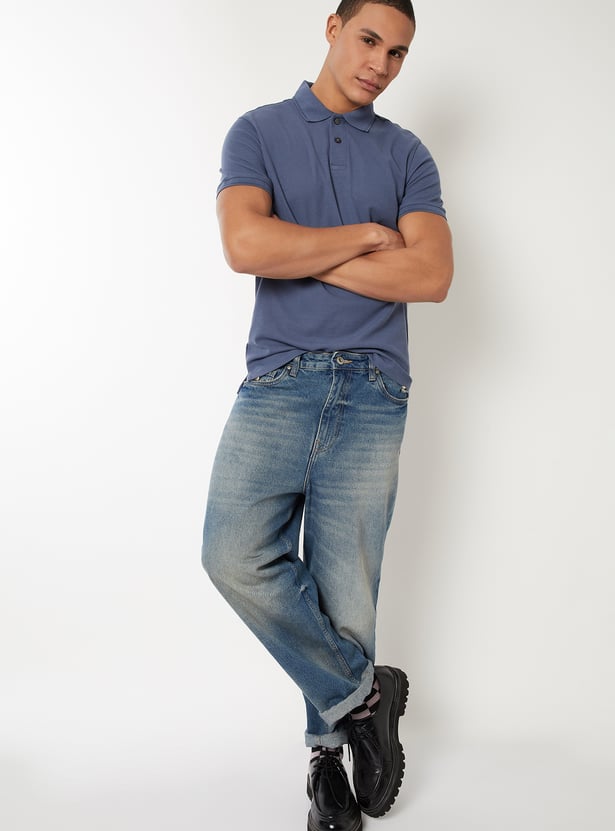 Men Solid Polo T-shirt - Pack of 2