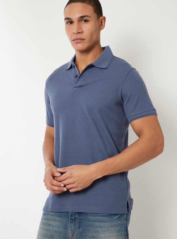 Men Solid Polo T-shirt - Pack of 2