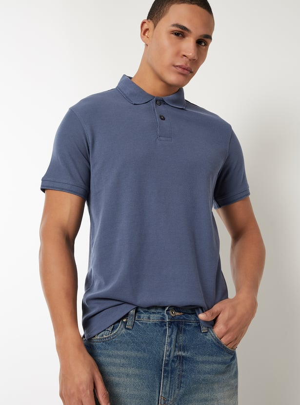 Men Solid Polo T-shirt - Pack of 2