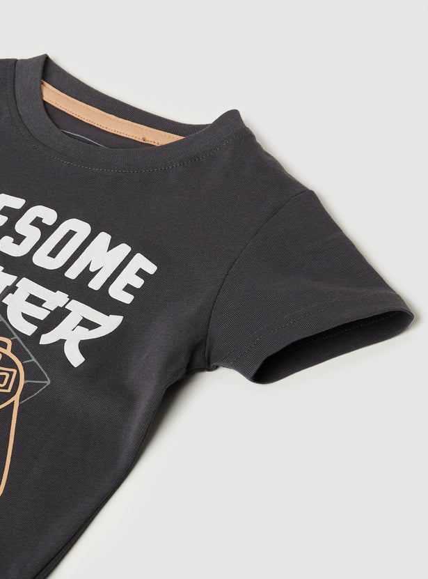 Boys Printed T-shirt - Pack of 2