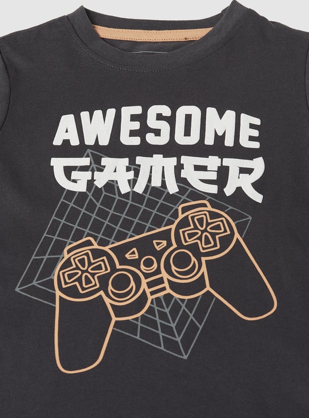 Boys Printed T-shirt - Pack of 2