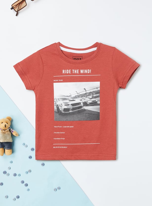 Boys Printed T-shirt - Pack of 2