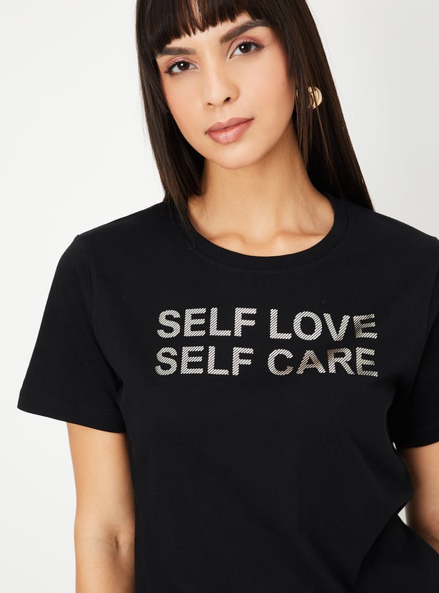 Women Printed T-shirt - Pack of 2