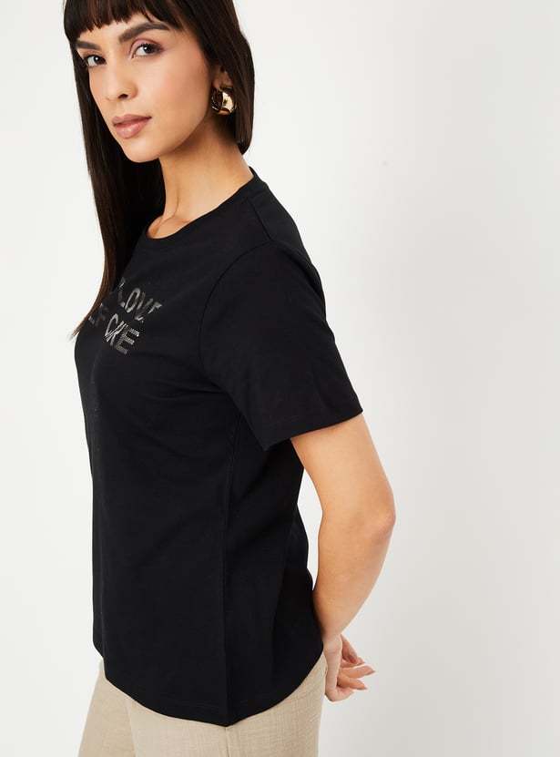 Women Printed T-shirt - Pack of 2