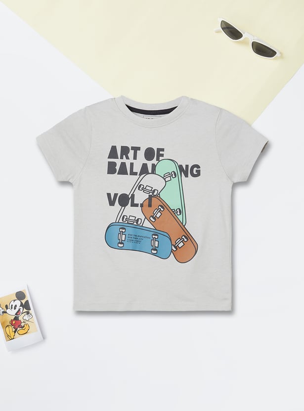 Boys Printed T-shirt - Pack of 2