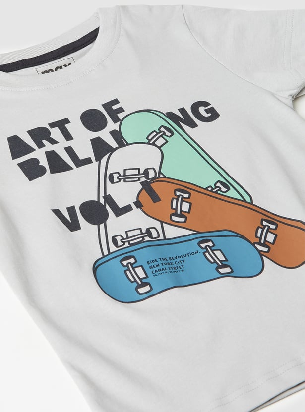 Boys Printed T-shirt - Pack of 2