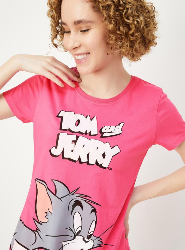 Women Printed Nightdress - Pack of 2