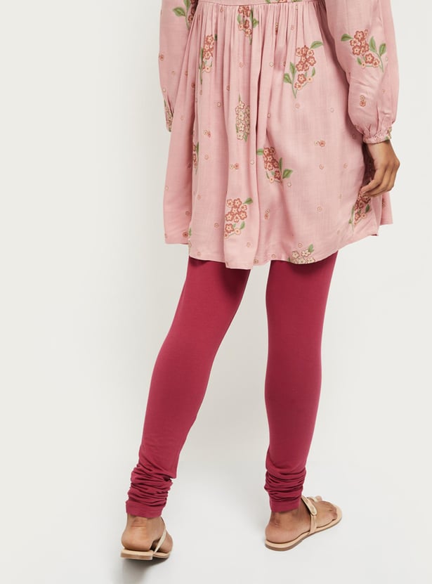 Women Solid Churidars - Pack of 2