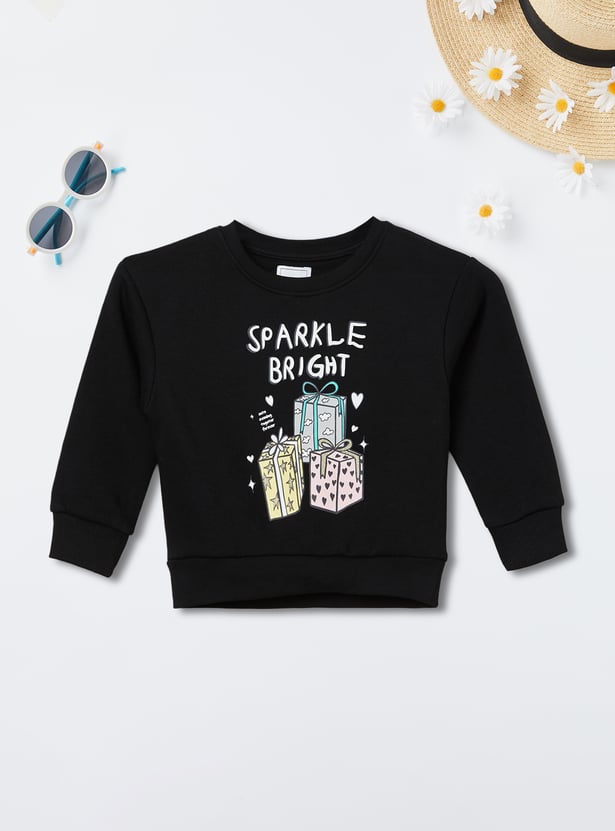 Girls Printed Sweatshirt - Pack of 2