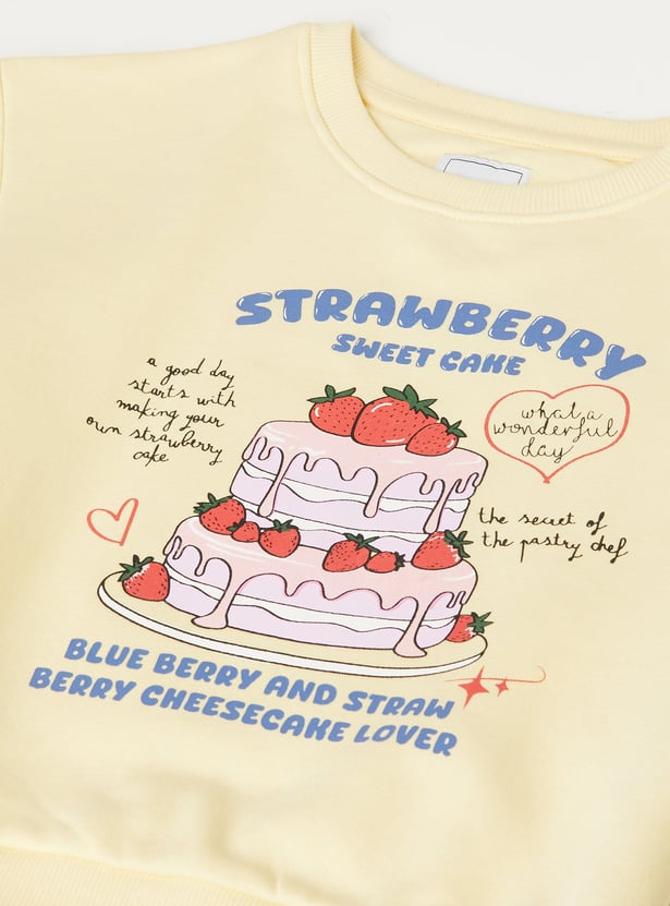 Girls Printed Sweatshirt - Pack of 2