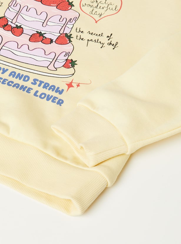 Girls Printed Sweatshirt - Pack of 2