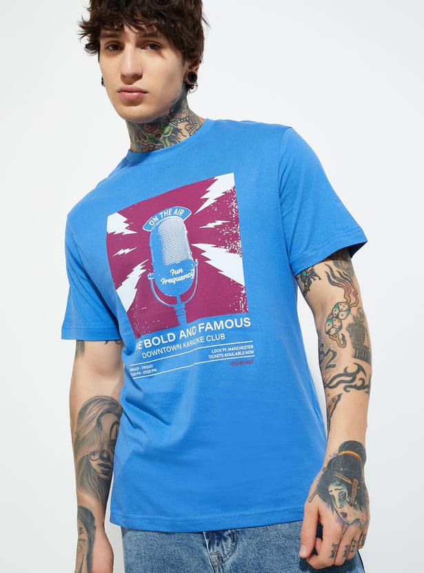 URB_N Men Printed T-shirt - Pack of 2