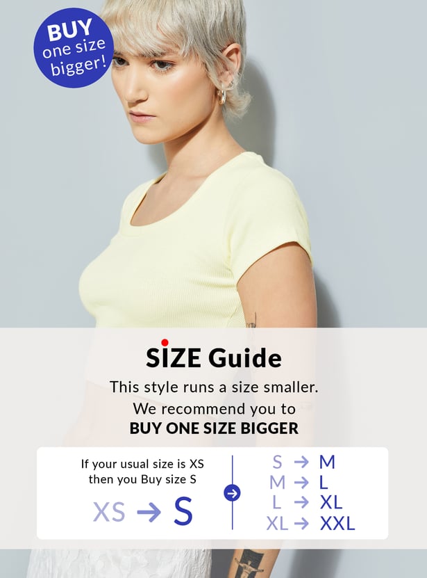 Women Ribbed Cropped Top - Pack of 2