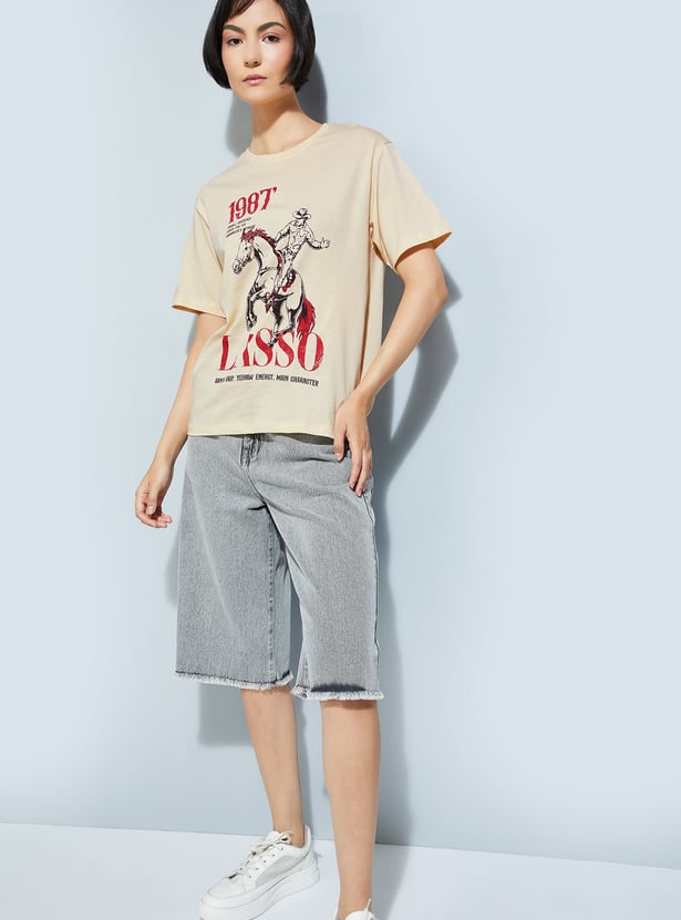 URB_N Women Printed T-shirt - Pack of 2