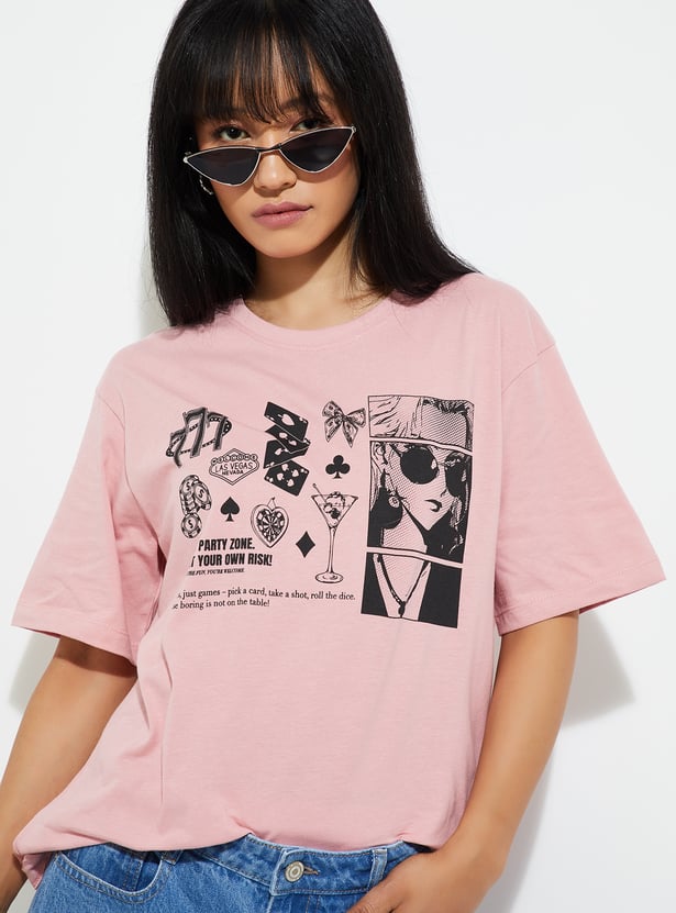 URB_N Women Printed T-shirt - Pack of 2