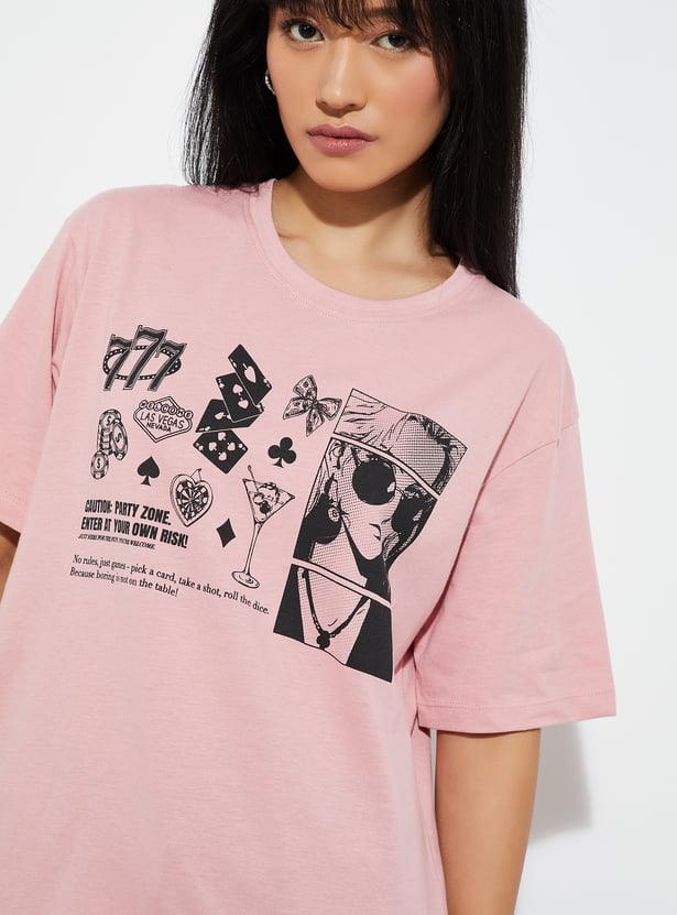 URB_N Women Printed T-shirt - Pack of 2