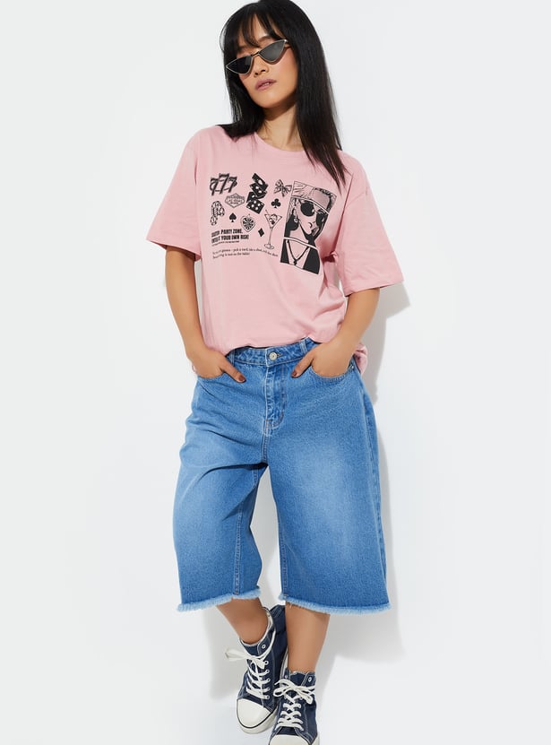 URB_N Women Printed T-shirt - Pack of 2