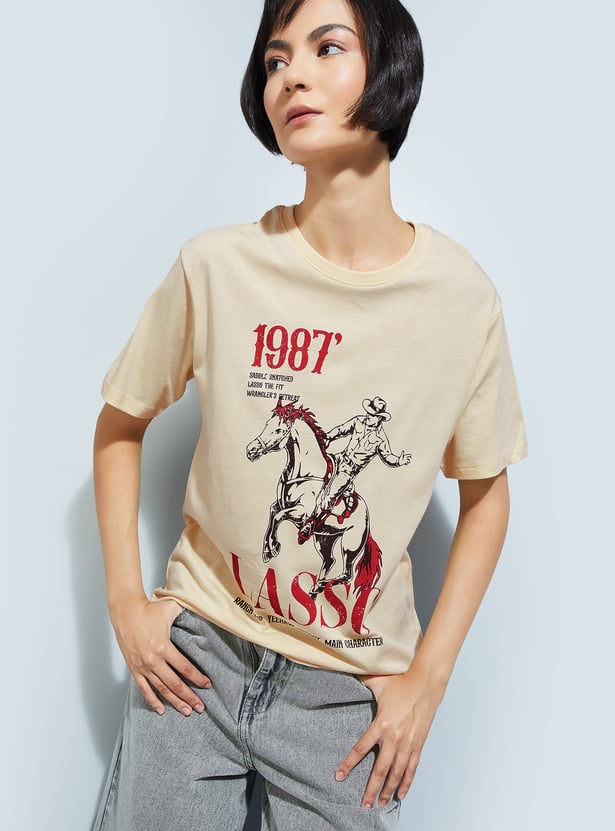 URB_N Women Printed T-shirt - Pack of 2