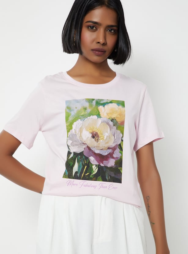 Women Printed T-shirt - Pack of 2