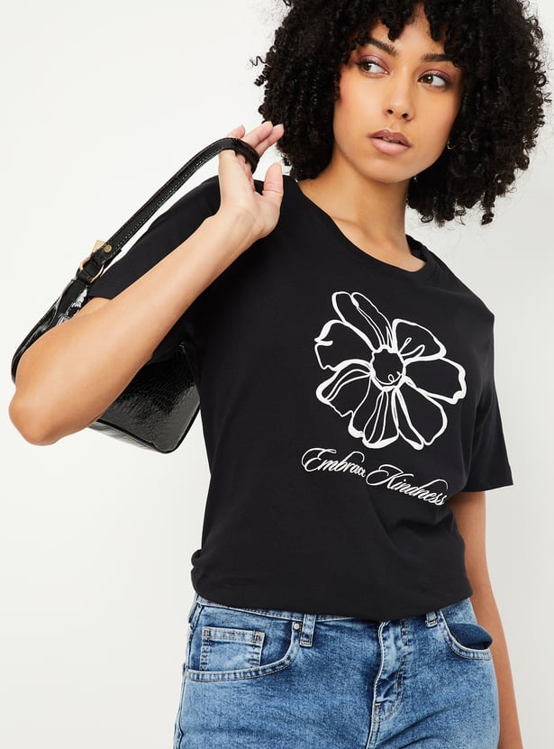 Women Printed T-shirt - Pack of 2