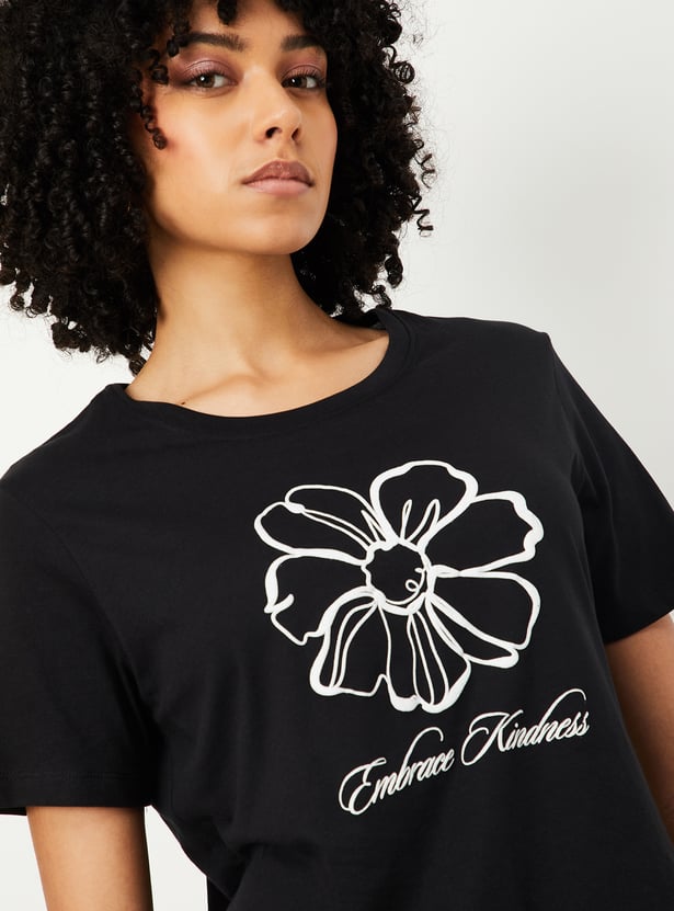 Women Printed T-shirt - Pack of 2