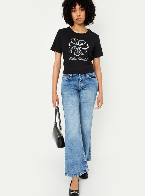 Women Printed T-shirt - Pack of 2