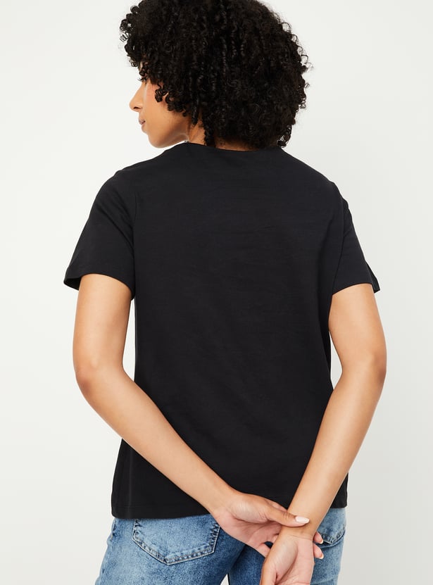 Women Printed T-shirt - Pack of 2