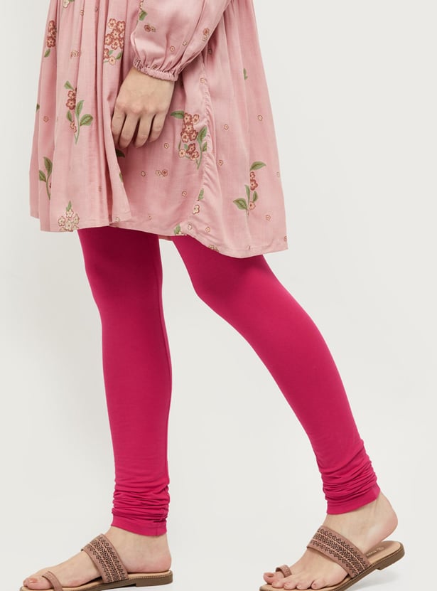 Women Solid Churidar - Pack of 2