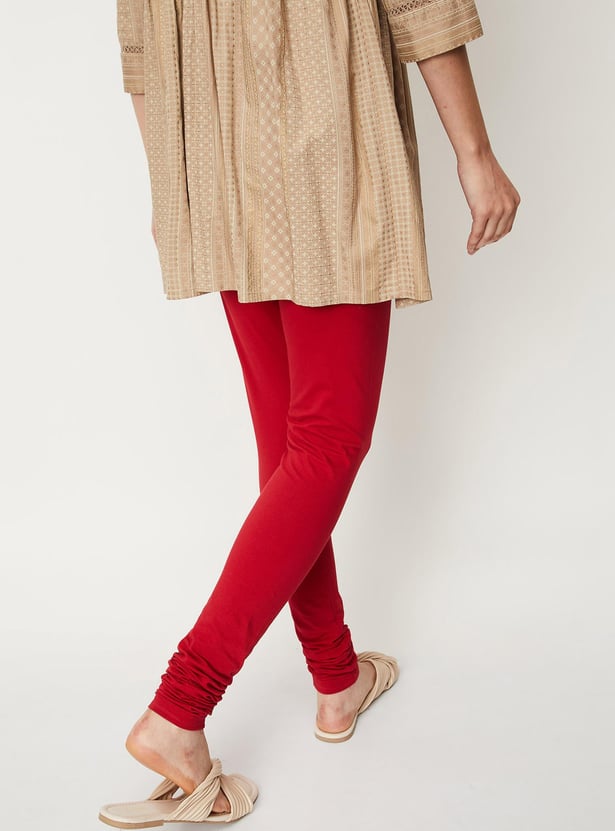 Women Solid Churidars - Pack of 2