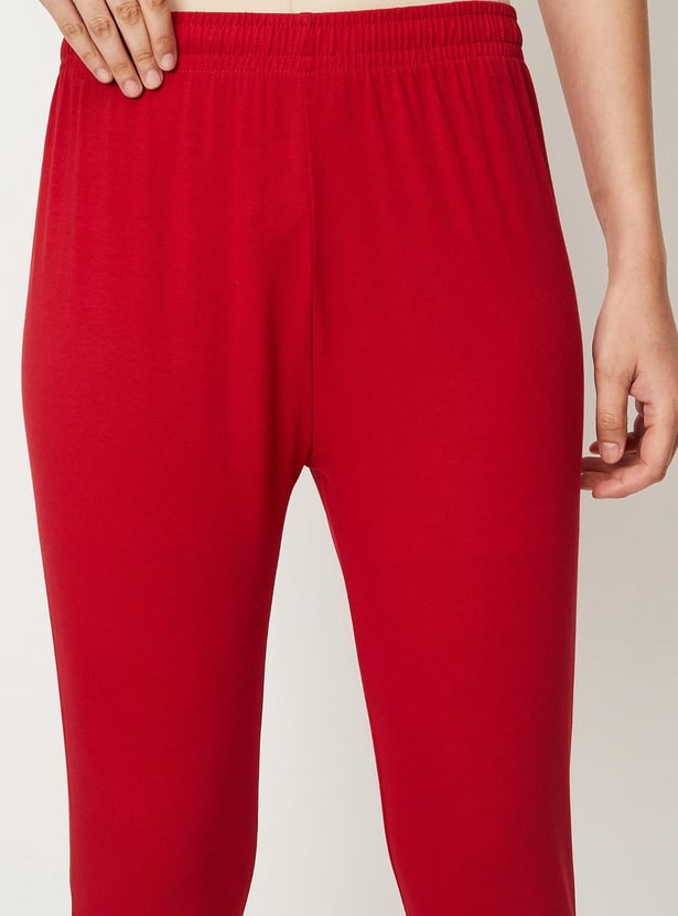 Women Solid Churidars - Pack of 2