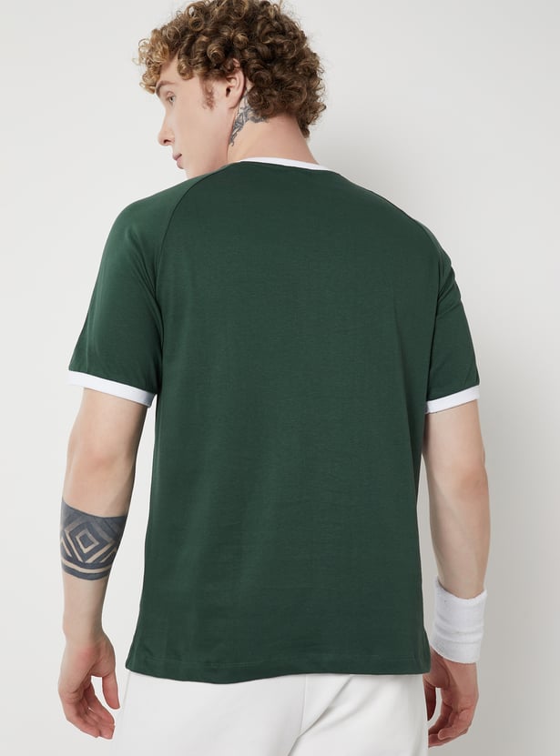 Men Side Striped Sports T-shirt - Pack of 2