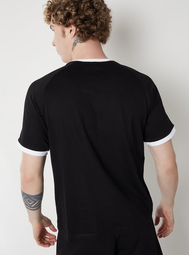 Men Side Striped Sports T-shirt - Pack of 2