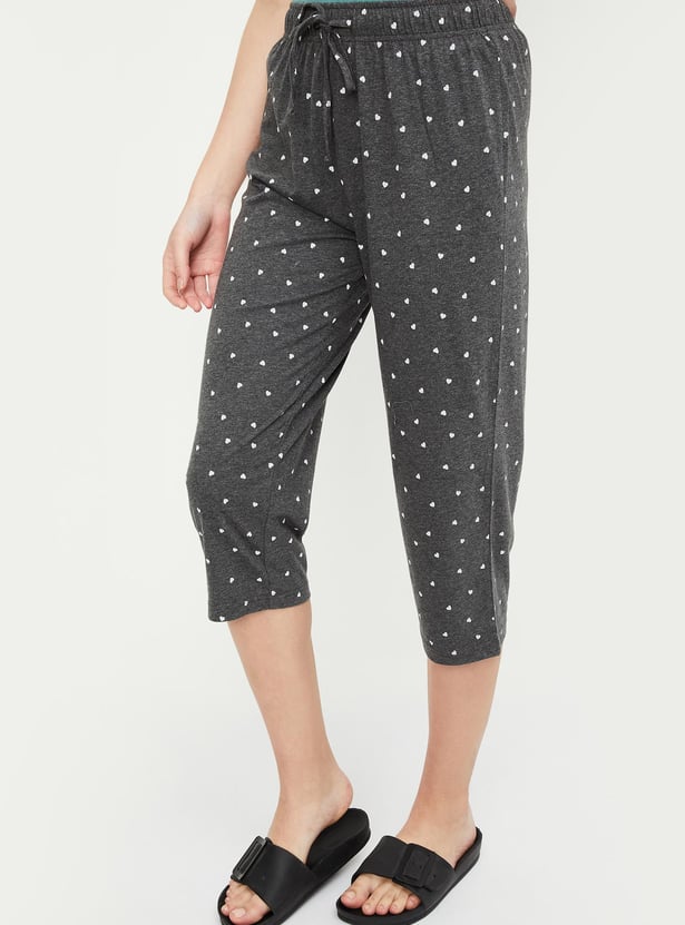Women Printed Capris - Pack of 2