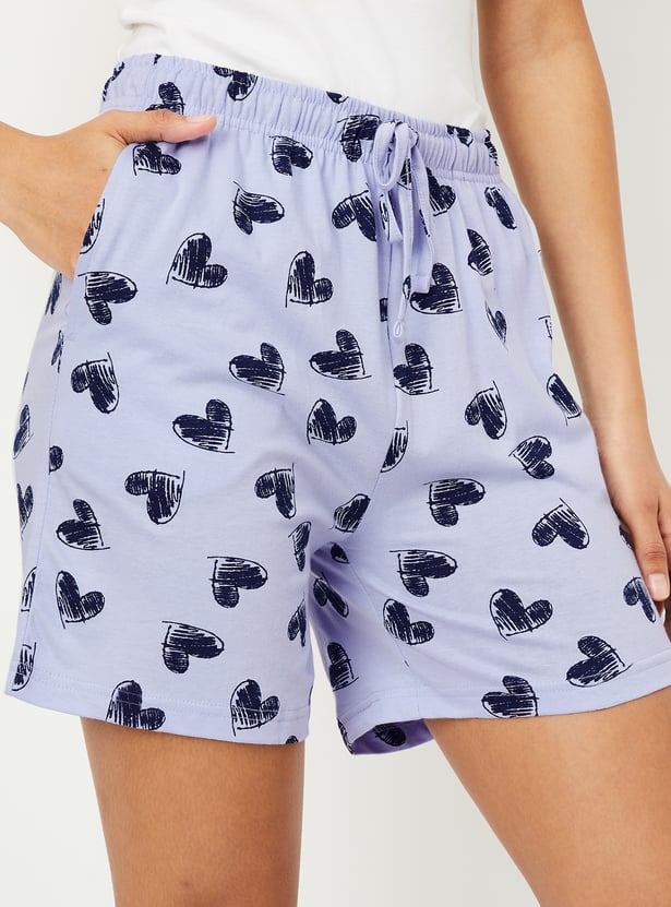 Women Printed Shorts - Pack of 2