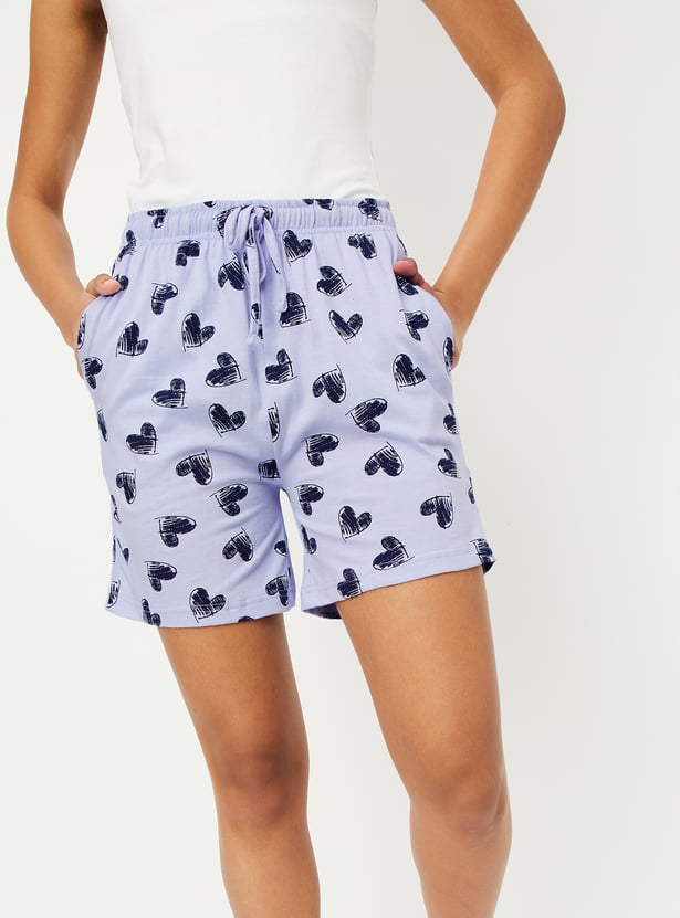 Women Printed Shorts - Pack of 2
