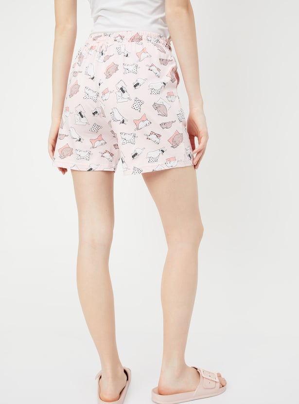 Women Printed Shorts - Pack of 2