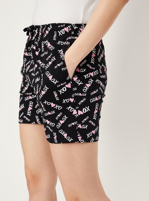 Women Printed Shorts - Pack of 2