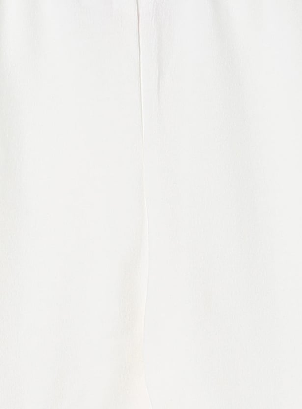 Girls Solid Leggings - Pack of 2