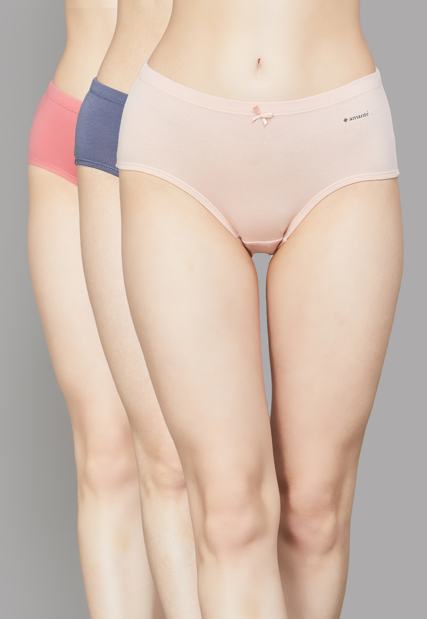 AMANTE Assorted Hipster Panties - Pack of 3-picture-14